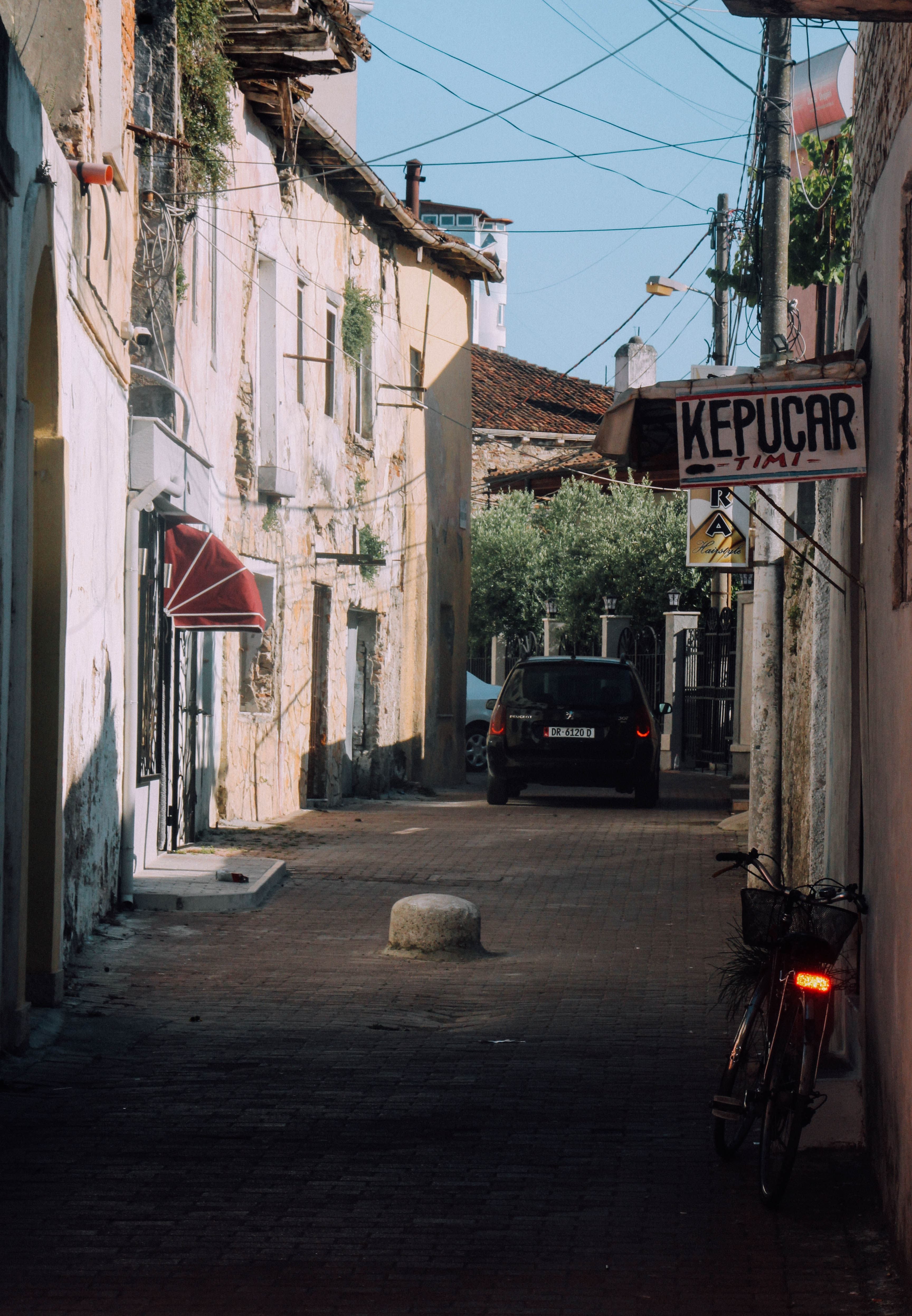 Old town alley in Durrës